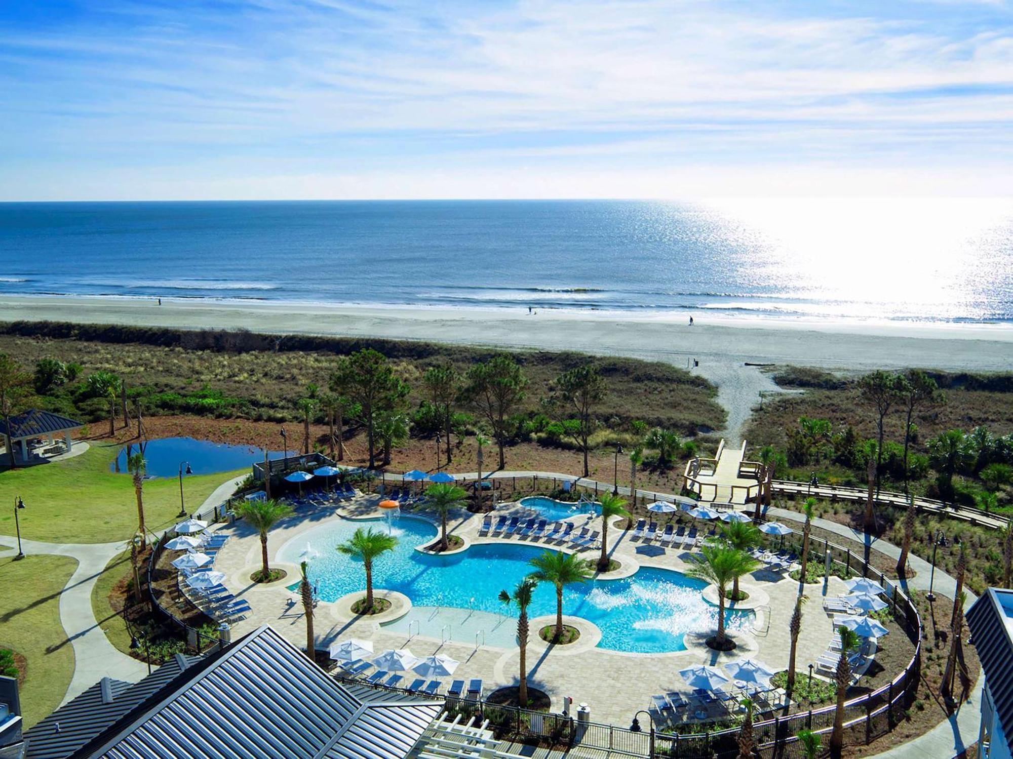 Hilton Grand Vacations Club Ocean Oak Resort Hilton Head Хилтон-Хед-Айленд Экстерьер фото