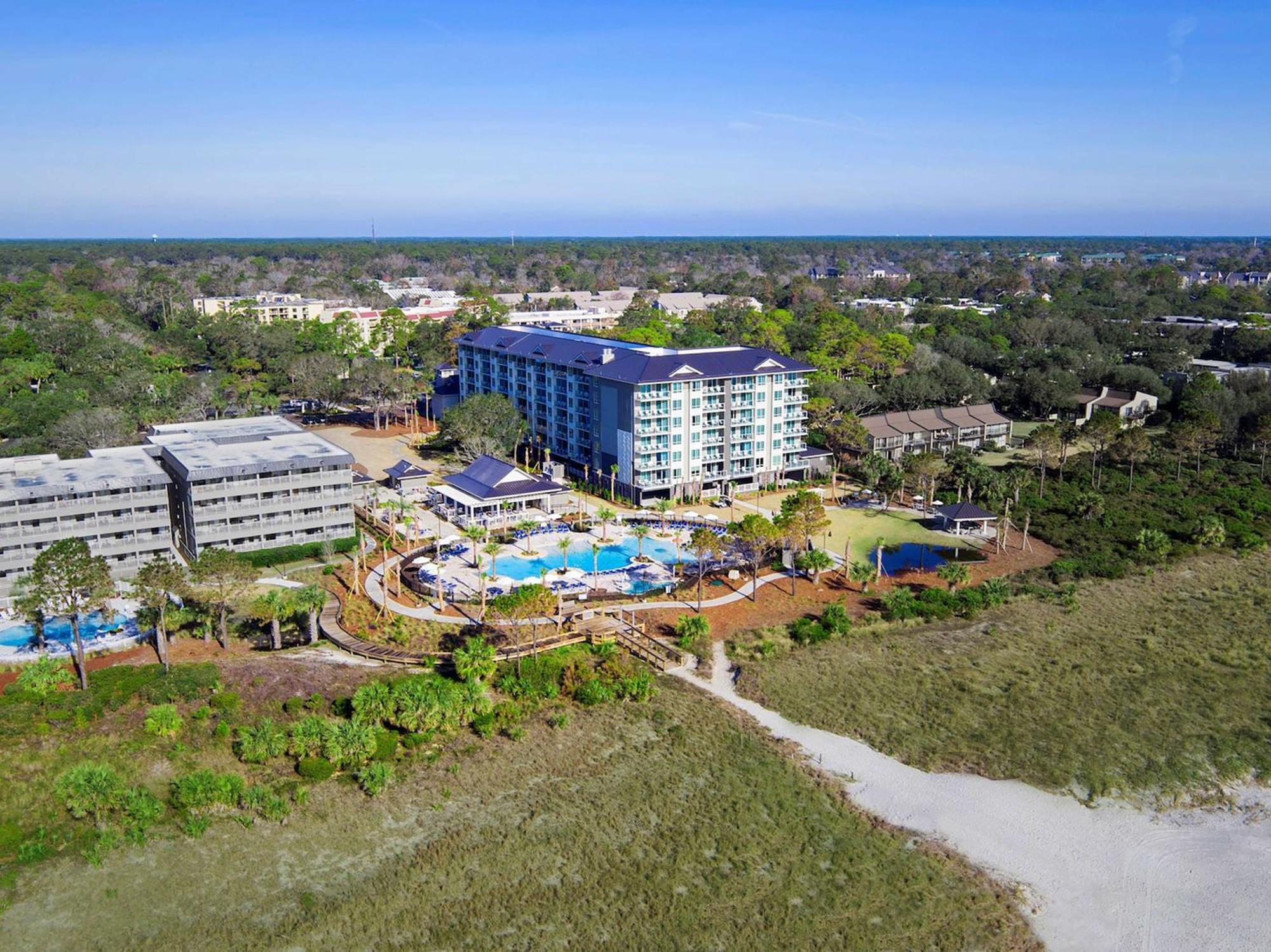 Hilton Grand Vacations Club Ocean Oak Resort Hilton Head Хилтон-Хед-Айленд Экстерьер фото