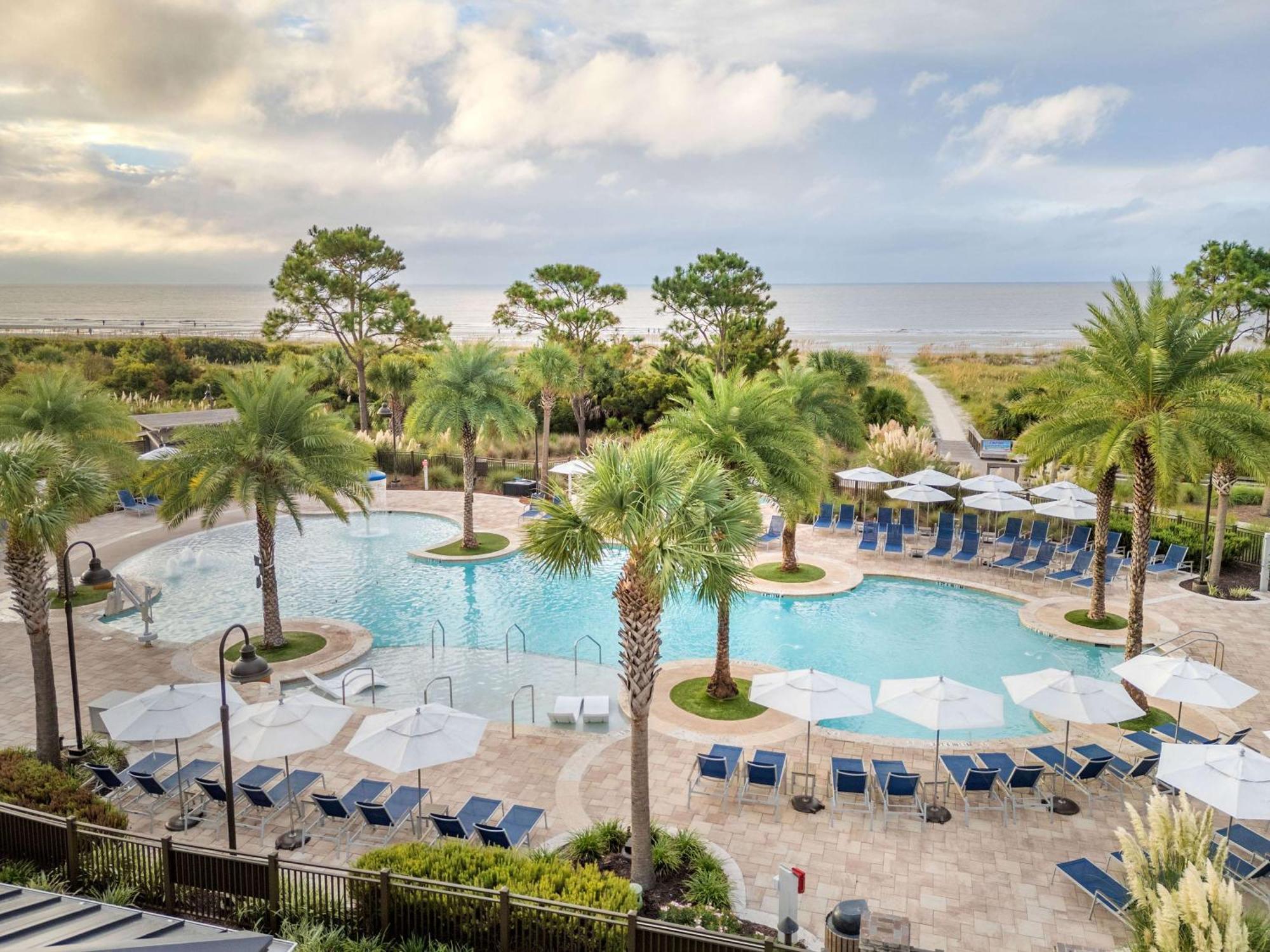 Hilton Grand Vacations Club Ocean Oak Resort Hilton Head Хилтон-Хед-Айленд Экстерьер фото