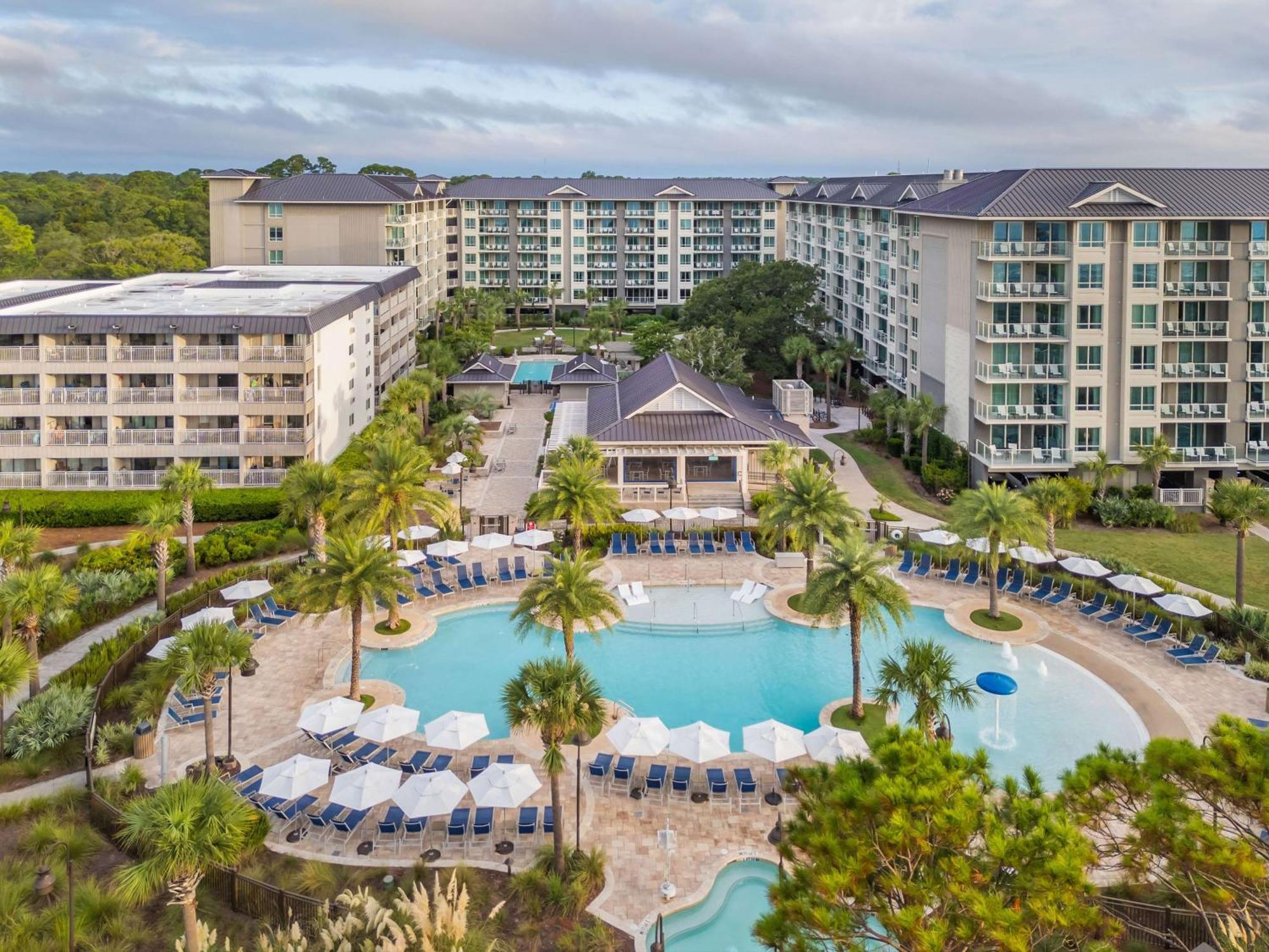 Hilton Grand Vacations Club Ocean Oak Resort Hilton Head Хилтон-Хед-Айленд Экстерьер фото